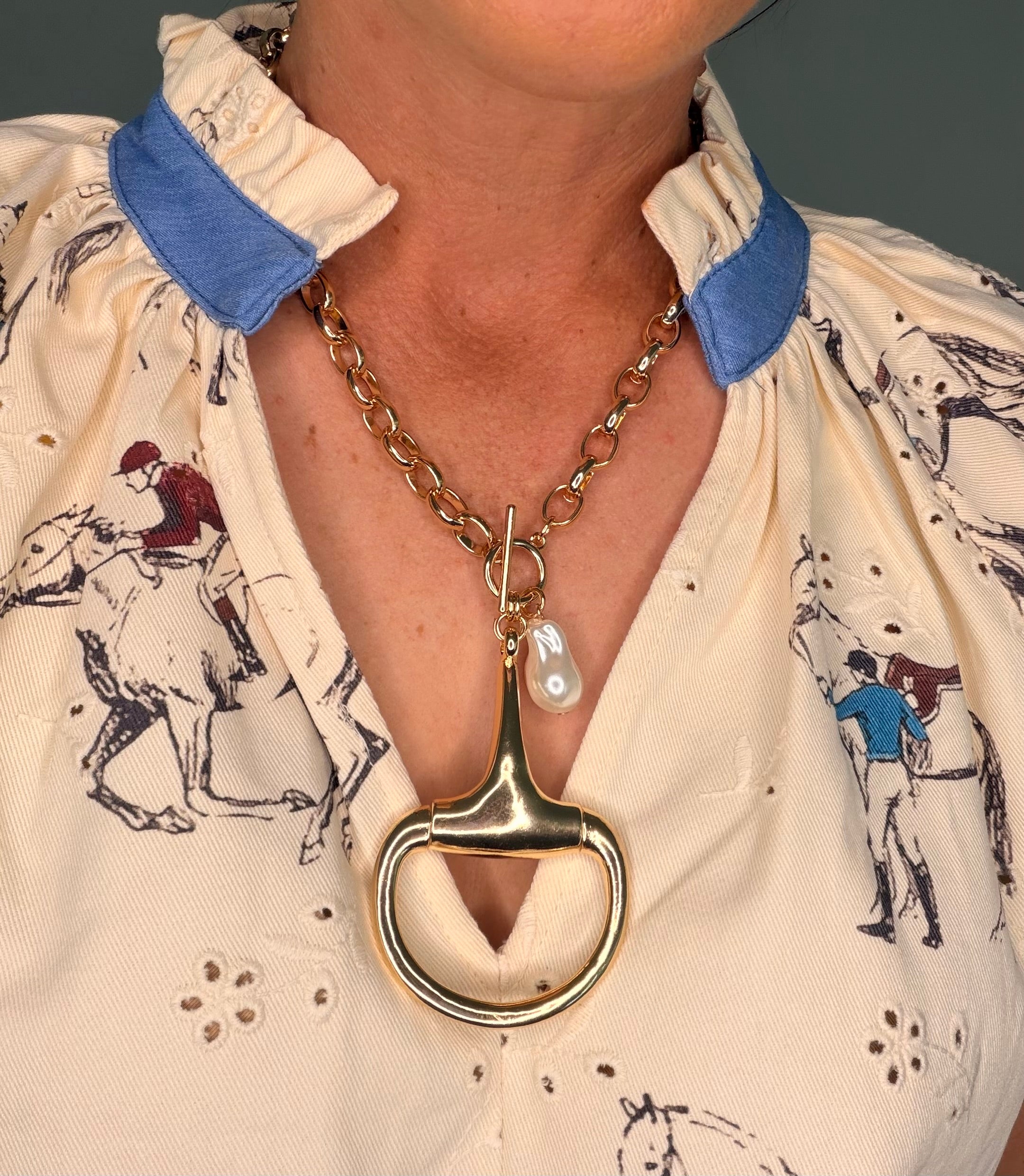 The Classic Snaffle Bit Necklace