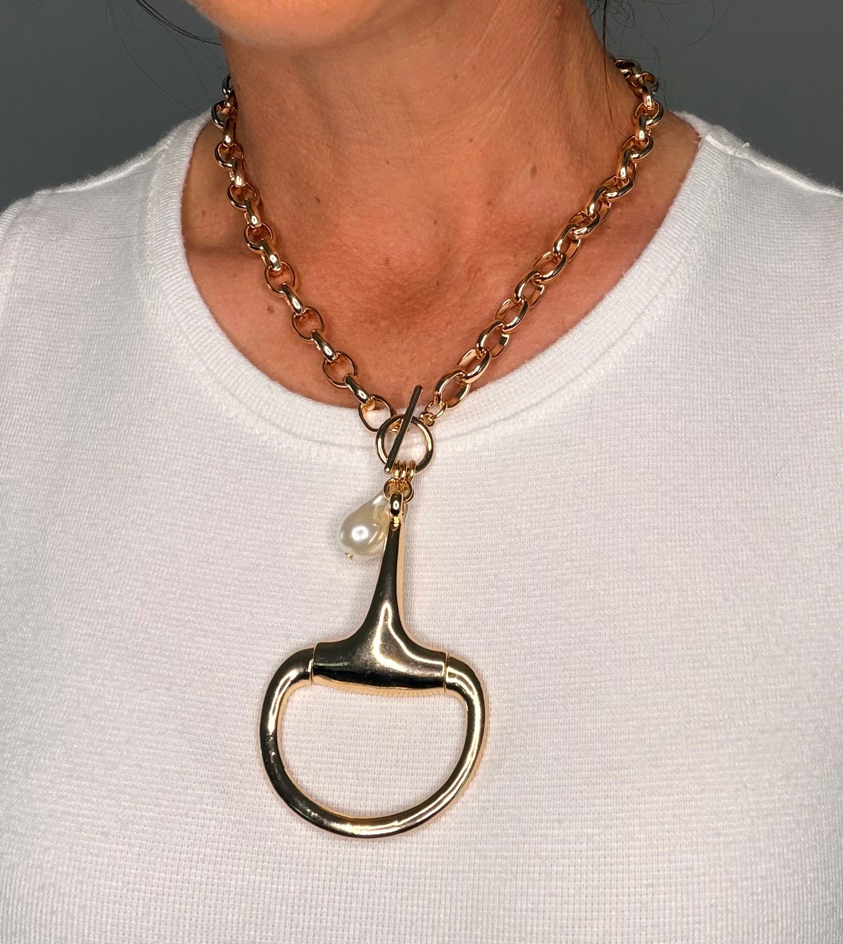 The Classic Snaffle Bit Necklace