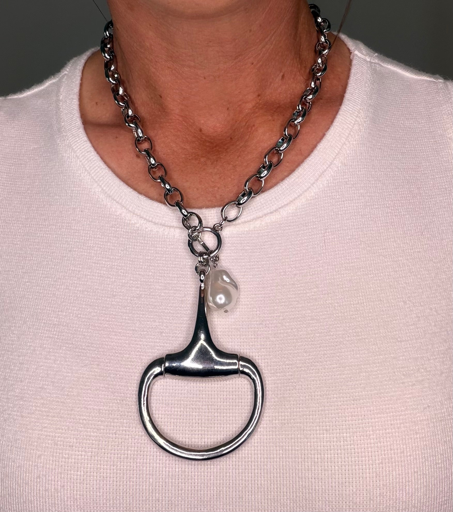 The Classic Snaffle Bit Necklace